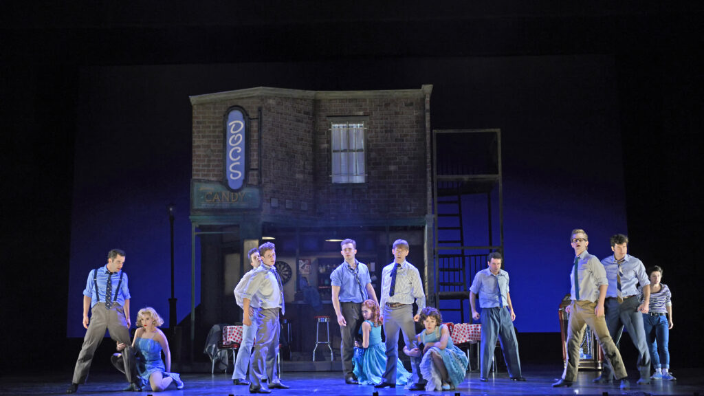 The Company (jets) In Musical Theatre West's Production Of West Side Story